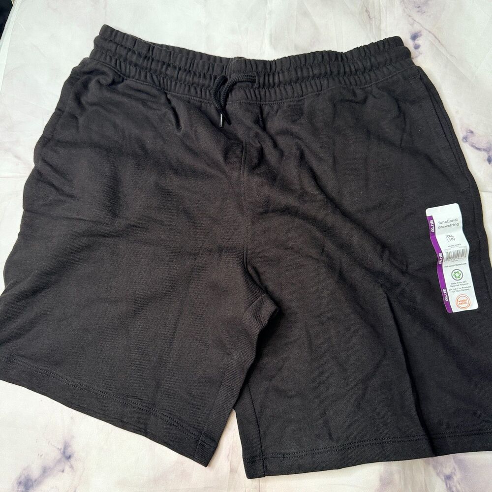 Wonder Nation Black Pull on Shorts